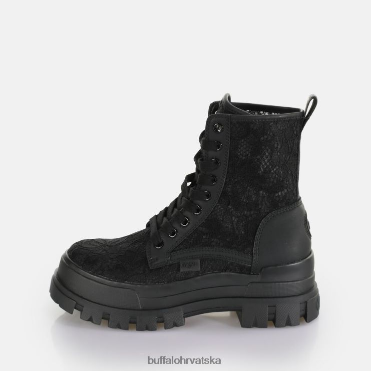 crno Buffalo aspha lace up hi ankle-boot vegan |čizme TDD6T431